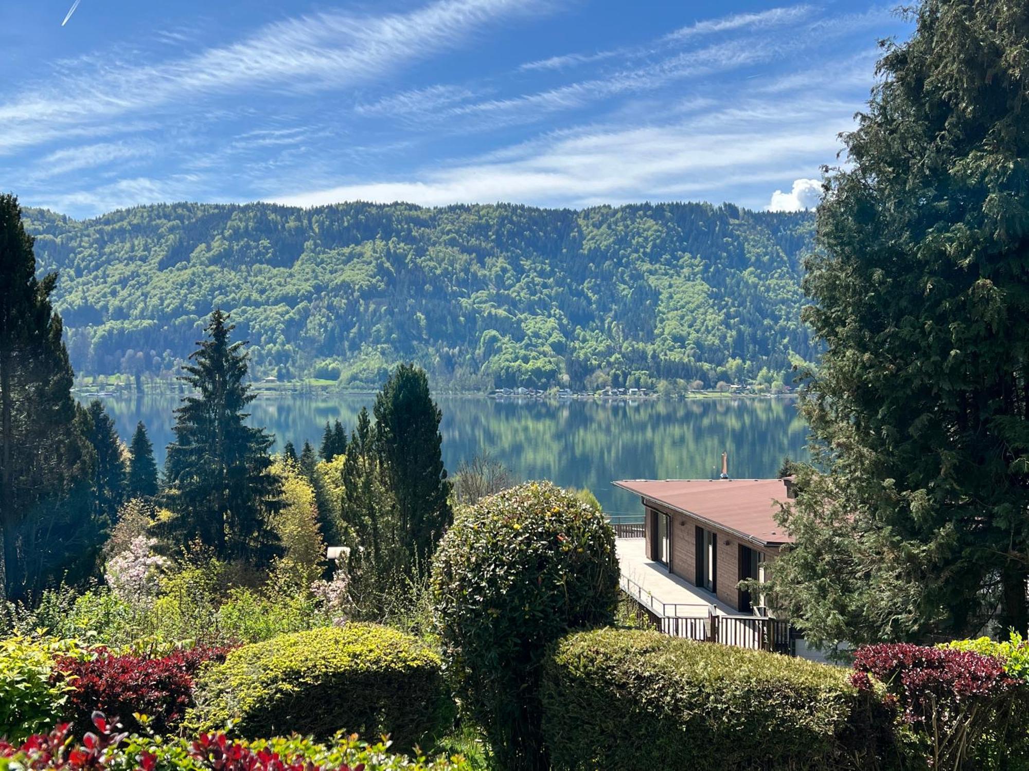 Ferienwohnung Mit Seeblick - Ossiacher See Gerlitzen Заттендорф Экстерьер фото